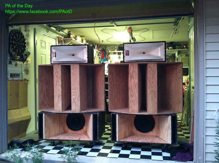 Diy Homemade Folded Speaker Cabinets Pa Of The Day