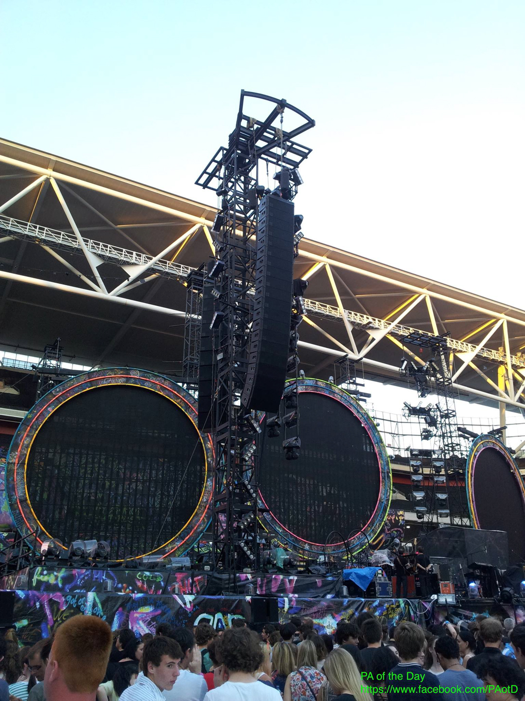 d&b audiotechnik JSeries Coldplay Suncorp Stadium Brisbane Australia